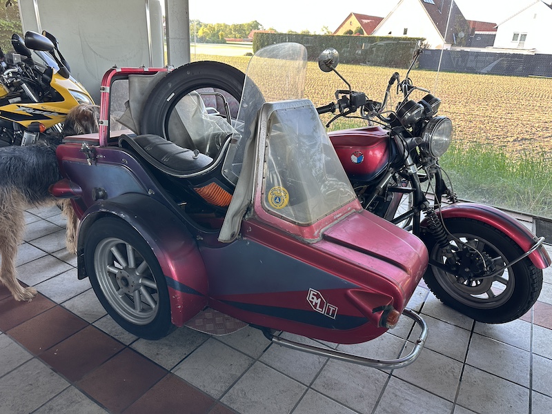 Honda Gold Wing GL 1000 de Luxe Gespann