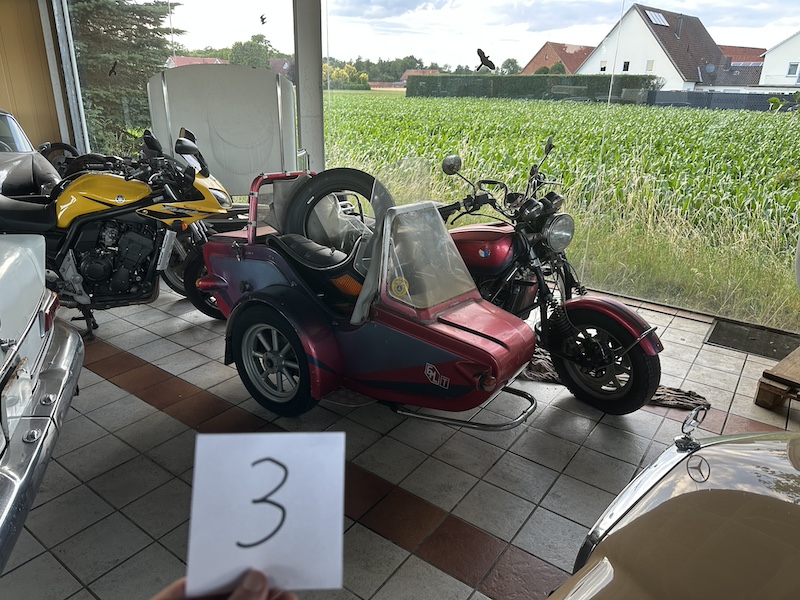 Honda Gold Wing GL 1000 de Luxe Gespann
